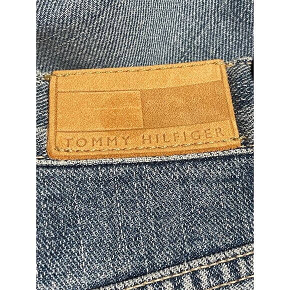 Tommy Hilfiger Womens Boyfriend Jeans Size 14L Medium Wash Denim Relaxed Fit - Picture 9 of 10